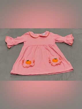 Classic Whimsy pumpkin pocket dress